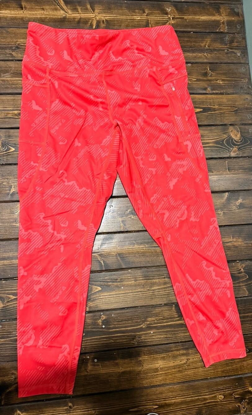 Reebok Women’s Printed Prime Highrise Large Legging Side Zipper Pocket